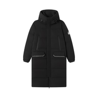 京东京造 95白鹅绒 鹅绒服 曜石黑 【长款】 L