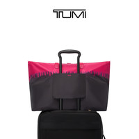 TUMI/途明VOYAGEUR女士可折叠收纳手提托特包【新年】 紫红色图案