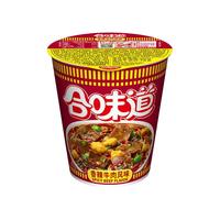 CUP NOODLES 合味道 日清合味道方便面 整箱批发 标准杯香辣牛肉风味方便面76g*12
