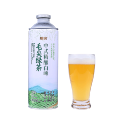 皮浪 清新茶香 白啤  毛尖绿茶精酿啤酒 1L 1罐 听装