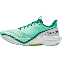 安踏马赫6丨竞训跑鞋男缓震回弹透气跑步鞋中考体考跑步鞋运动鞋男鞋 深翠绿/荧光童话绿/纸莎白-3 40.5 (男7.5)