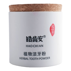 皓齿安 植物草本 洁牙粉  80g