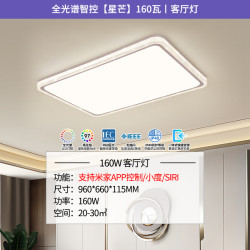 雷士 全光谱护眼 吸顶灯  全光谱160瓦丨智控丨IP40 15-30m²