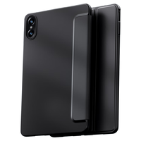 Biaze 毕亚兹 2023款荣耀平板V8平板电脑保护套 2021荣耀平板V7pro 11英寸通用保护壳防震抗摔支架皮套 PB458-黑