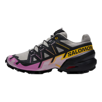 萨洛蒙（Salomon）女款 户外运动舒适透气大耳齿抓地贴合包裹越野跑鞋 SPEEDCROSS 6 空灵棕 479808 36 (UK3.5丨 36)