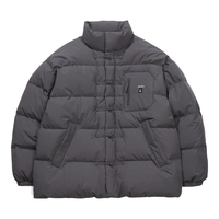 nautica white sail 复古中式立领 羽绒服 深灰色1BX S