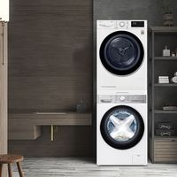 LG洗烘套装小旋风10公斤全自动家用洗衣机360°速净喷淋热泵烘干机