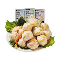 比比赞 低脂鸡肉丸混合味高蛋白鸡胸肉丸 600g