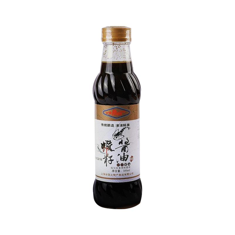 中华老字号培丽虾籽酱油500ml生抽一级酿造虾籽酱油家用炒菜凉拌