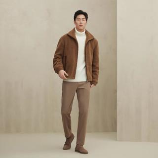  ERDOS/鄂尔多斯 拉链口袋装饰 男士夹克外套