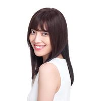 Rebecca/瑞贝卡 全手织工艺 女士假发片 自然黑 25cm