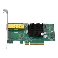 DIEWU 万兆网卡AQC107 2.5G/5G/10G服务器万兆网卡台式机PCI-E万兆单电口网卡 【单口】TXA064英特尔万兆网卡