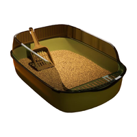 licheers猫砂盆大号加高围栏防外溅猫厕所防臭半封闭简易猫屎盆带铲子