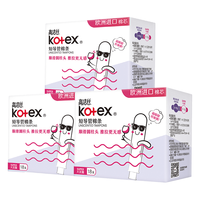 kotex/高洁丝 易用顺滑易推 导管式卫生棉条  18支*3盒