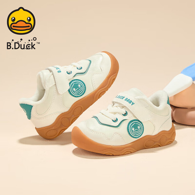 B.Duck 童鞋 男女童学步鞋加绒棉鞋（2色可选）