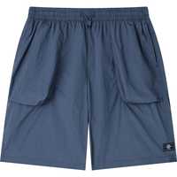 Gap 盖璞 男士暗格松紧抽绳防晒短裤宽松轻薄休闲裤 464969 橘红色 S