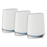 NETGEAR 美国网件 Orbi奥秘系列 Orbi RBK753 三频4200M 千兆Mesh无线分布式路由器 Wi-Fi 6 一母两子装 白色
