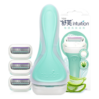 Schick 舒适 仕女除毛刀 敏感肌肤 1刀架+4刀头