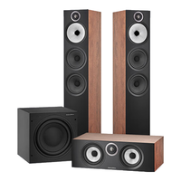 DENON 天龙 X1600功放机+603 S3 5.1家庭影院电视音响音箱套装落地箱书架箱低音炮赠全国免费上门安装