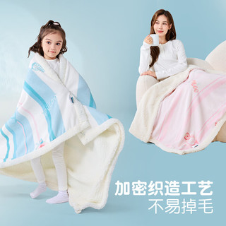 匹鲁毛毯A类可机洗双层暖暖羊羔毯学生宿舍午睡毯办公室盖毯家用绒毯