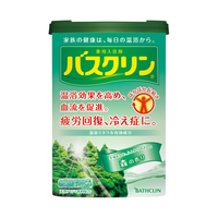巴斯克林 温热香浴盐 足浴泡澡泡脚粉（森林香）600g日本进口足浴泡浴盐
