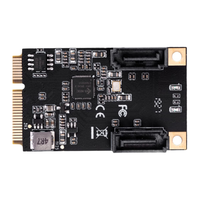乐扩MiniPCIe转2口SATA6G扩展卡