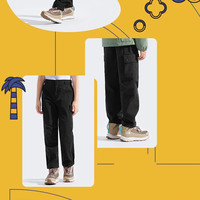 北面 童装儿童男女防泼水休闲长裤运动户外新款8DU4 JK3/宇宙黑 160 (XL)