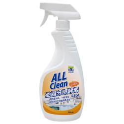 多益得 中性生物酶清洁剂酵素厨房油烟机净强力去重油污500ml