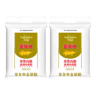 金龙鱼 面粉 通用粉高筋麦芯小麦粉5kg*2袋
