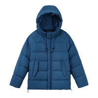 马登 工装美式泡泡纱羽绒服男款高蓬松度肌理感连帽外套