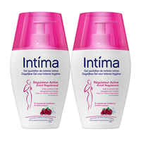 茵缇玛（Intima）女性私密处洗液私处护理液外阴洗护沐浴清洁弱酸亲肤0添加 【日常护理】蔓越莓精华200ml*2