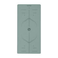 YOTTOY 女子瑜伽垫 青山黛 185*80*0.6cm 体位线款