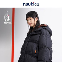 nautica white sail 汤本弘通监制 男女同款尼龙连帽羽绒服