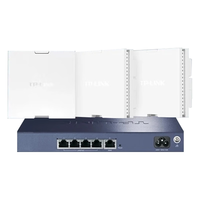 TP-LINK/普联 千兆 Wi-Fi6无线ap面板套装+5口路由