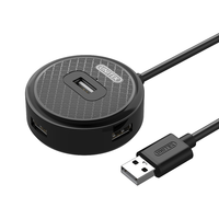 UNITEK 优越者 USB 2.0分线器 高速扩展坞4口 1.2米白 H200BWH