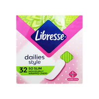 Libresse 轻曲线超薄服帖无感护垫 15cm*32片