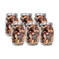Peets皮爷咖啡海盐太妃糖法式杏仁果仁焦糖独立包装罐装105g*6罐