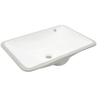 KOHLER 科勒 台盆脸盆陶瓷盆台下盆线下门店款卡斯登方形台盆 20412T-0