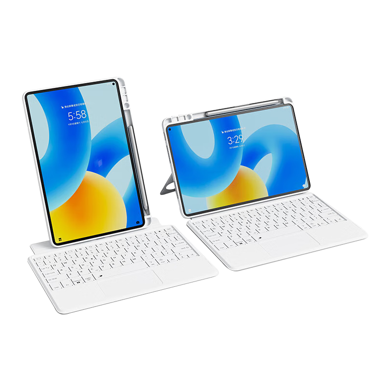 爱思克（Eisscce）适用华为matepad11保护套Air妙控键盘荣耀v8pro 酷黑色 适用华为MatePad11寸2023款