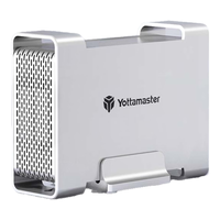 Yottamaster 尤达大师 Y-Dragoon系列 DR2RC3-25 2.5英寸 双盘位 SATA硬盘盒 USB3.0 Type-C