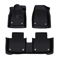 移动端、京东百亿补贴：金瀚杰 TPE汽车脚垫丝圈地毯地垫大包围尾箱 双层TPE环保脚垫+纯黑色雪妮丝 留言备注