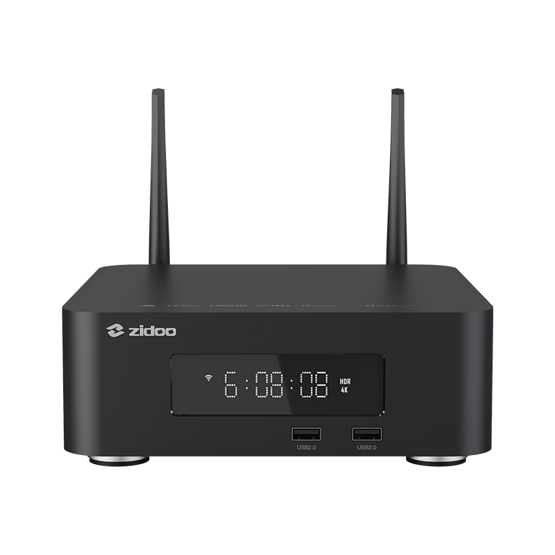  zidoo/芝杜 4K超高清HDR杜比视界 高清网络硬盘播放器 红外遥控器