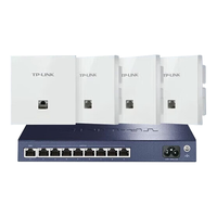  TP-LINK/普联 WiFi6 无线AP面板套装+Poe路由器