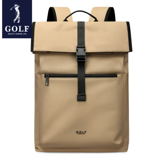高尔夫 防泼水通勤双肩包 款式6-鹿角棕(送双肩包)