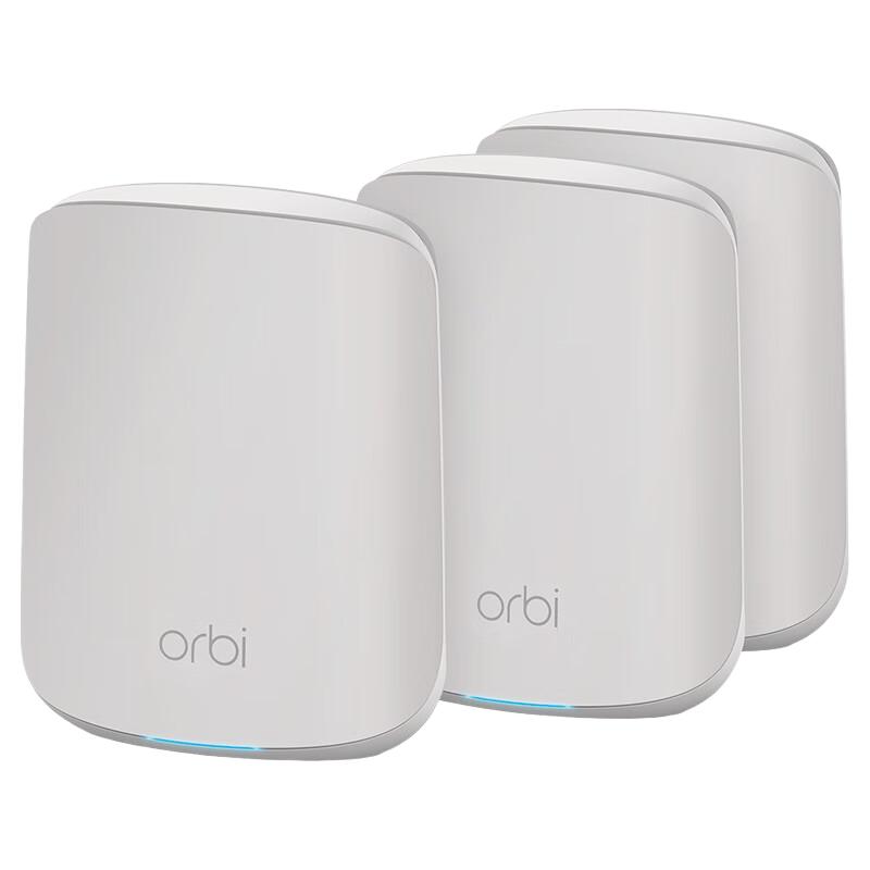 NETGEAR 美国网件 RBK353 分布式千兆Mesh无线路由器 Wi-Fi 6 三个装 白色