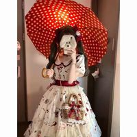 OUWEIWO 欧维沃 日系软妹小个子娃娃领洛丽塔连衣裙