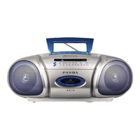 PANDA 熊猫 6311E录音机磁带带机收音机教学机
