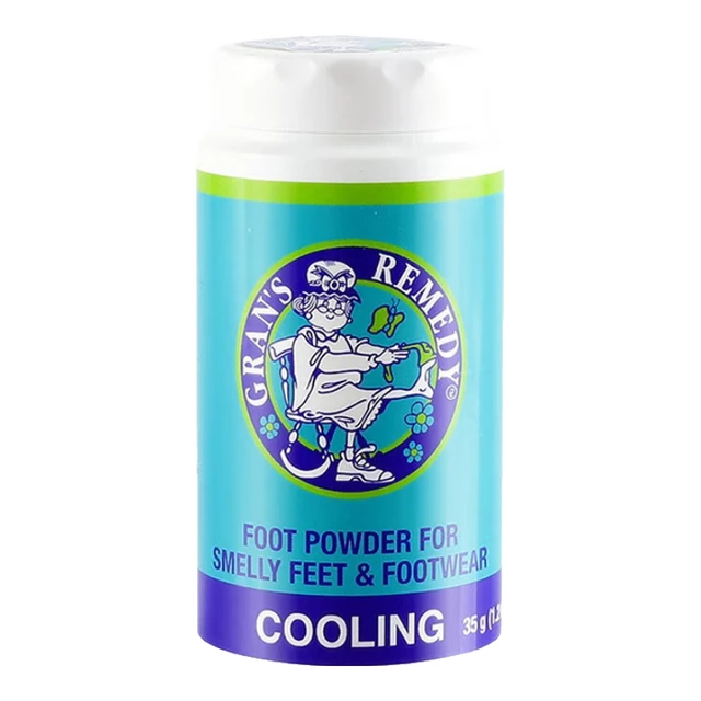 老奶奶臭脚粉（Gran’s remedy）新西兰Gran's remedy老奶奶除鞋臭脚运动粉除脚汗净化除味粉 35g 1罐 升级款【薄荷味】