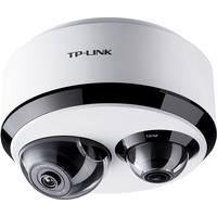 TP-LINK 普联 500万高清双摄监控摄像头 360度全景特写无线网络摄像机 双向语音wifi手机远程 TL-IPC55T2