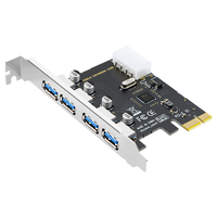 EB-LINK 四口USB转接 PCI-E转USB3.0扩展卡